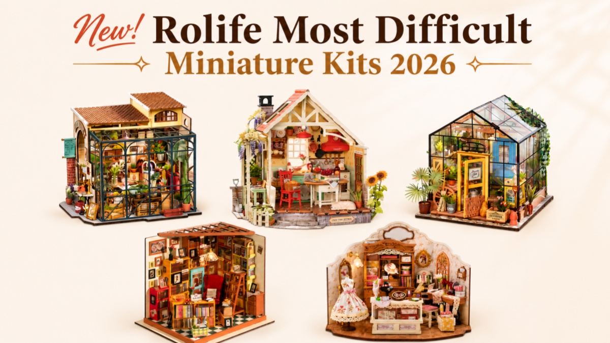Top 5 Most Difficult Rolife Miniature Kits to Build [2026 Guide]